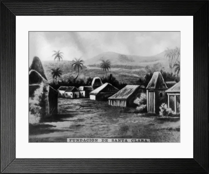 Framed Print : Foundation of Santa Clara, (1699), 1920s Framed Print : Foundation of Santa Clara, (1699), 1920s