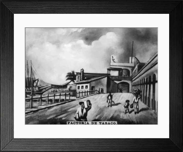 Framed Print : Tabacco Factory, (17th century), 1920s Framed Print : Tabacco Factory, (17th century), 1920s