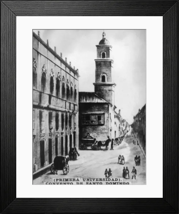 Framed Print : First University in Cuba, (1728), 1920s Framed Print : First University in Cuba, (1728), 1920s