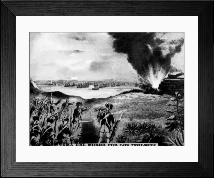 Framed Print : Capture of the Morro, (1763), 1920s Framed Print : Capture of the Morro, (1763), 1920s