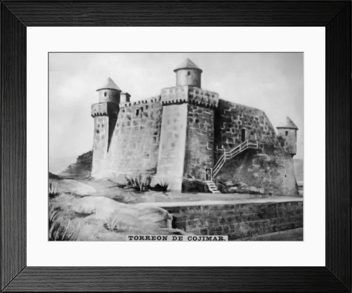 Framed Print : Torreon de Cojimar, (1649), 1920s Framed Print : Torreon de Cojimar, (1649), 1920s