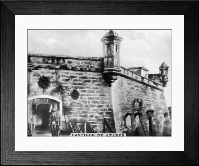 Framed Print : Atares Castle, (1764), 1920s Framed Print : Atares Castle, (1764), 1920s