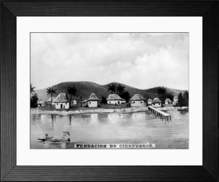 Framed Print : Foundation of Cienguegos, (1819), 1920s Framed Print : Foundation of Cienguegos, (1819), 1920s
