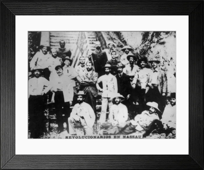 Framed Print : Cuban revolutionaries in Nassau, (1895), 1920s Framed Print : Cuban revolutionaries in Nassau, (1895), 1920s