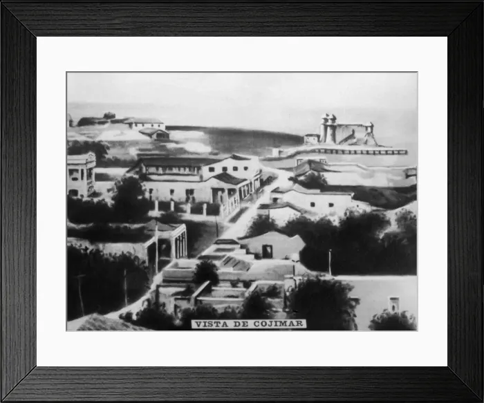 Framed Print : View of Cojimar, (1897), 1920s Framed Print : View of Cojimar, (1897), 1920s