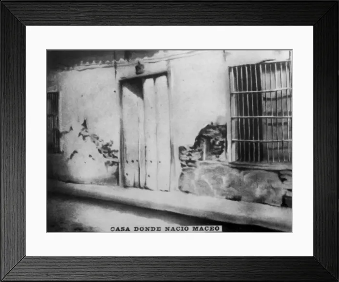 Framed Print : Birthplace of Antonio Maceo (1845-1896), 1920s Framed Print : Birthplace of Antonio Maceo (1845-1896), 1920s