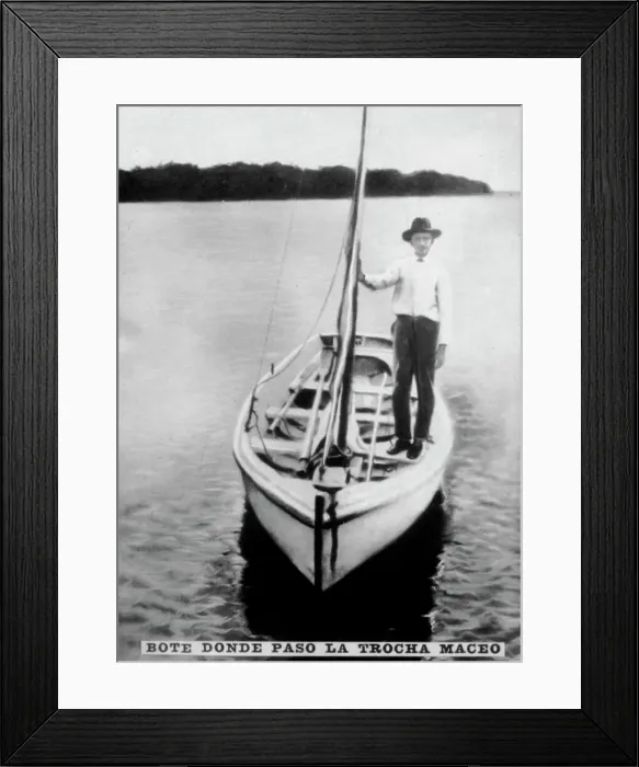Framed Print : Postal Boat and the Trocha, (1890s), 1920s