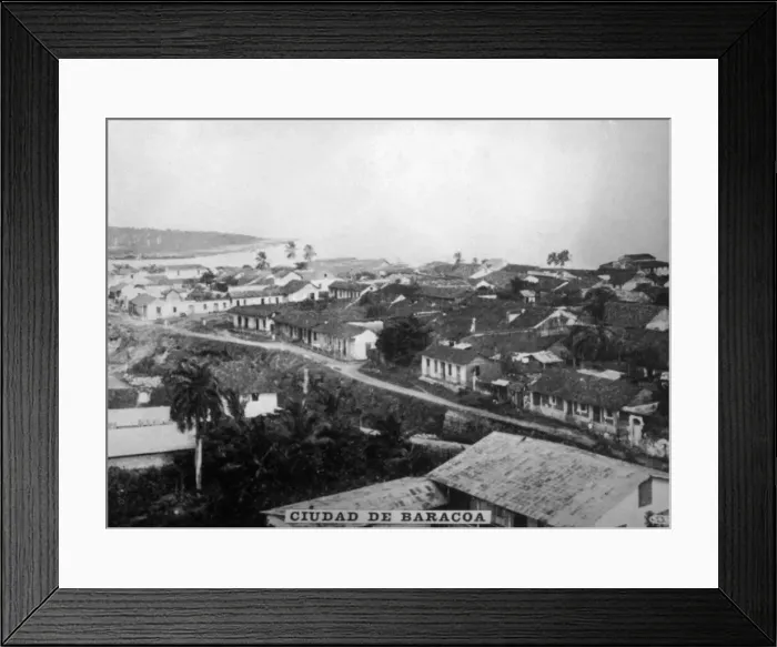 Framed Print : City of Baracoa, (1897), 1920s Framed Print : City of Baracoa, (1897), 1920s