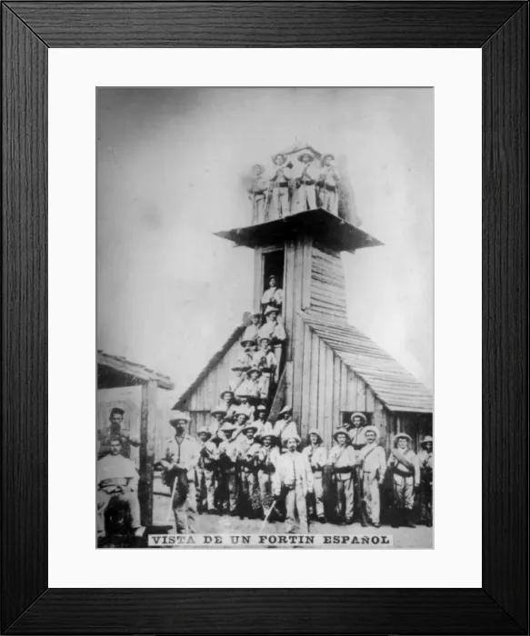 Framed Print : View of an Spanish Fort, (19th century), 1920s Framed Print : View of an Spanish Fort, (19th century), 1920s
