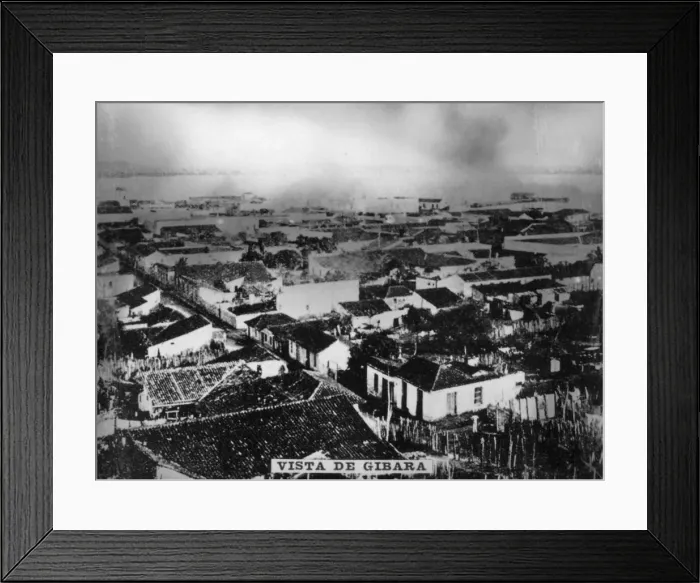 Framed Print : View of Gibara, (1898), 1920s Framed Print : View of Gibara, (1898), 1920s