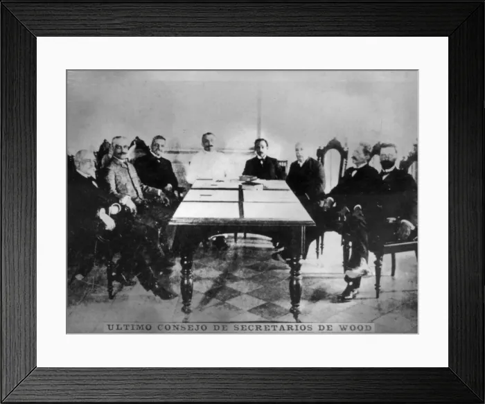 Framed Print : Last council of Woods secretaries, (1902), 1920s