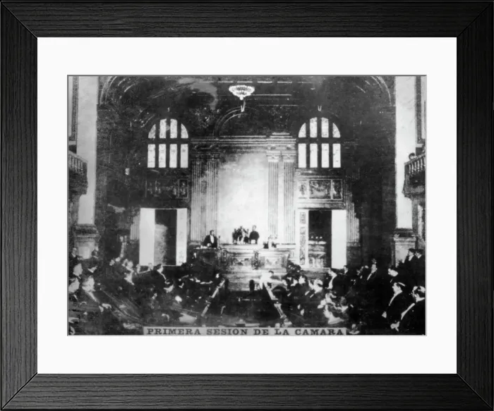 Framed Print : First session of the Chamber, (1902), 1920s Framed Print : First session of the Chamber, (1902), 1920s