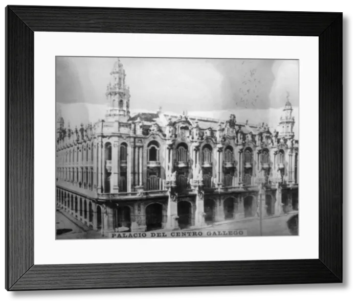 Framed Print : Palace of the Galician Centre, 1920s Framed Print : Palace of the Galician Centre, 1920s