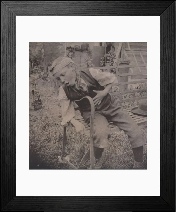 Framed Print : The First Cigar: The Result, 1910 Framed Print : The First Cigar: The Result, 1910