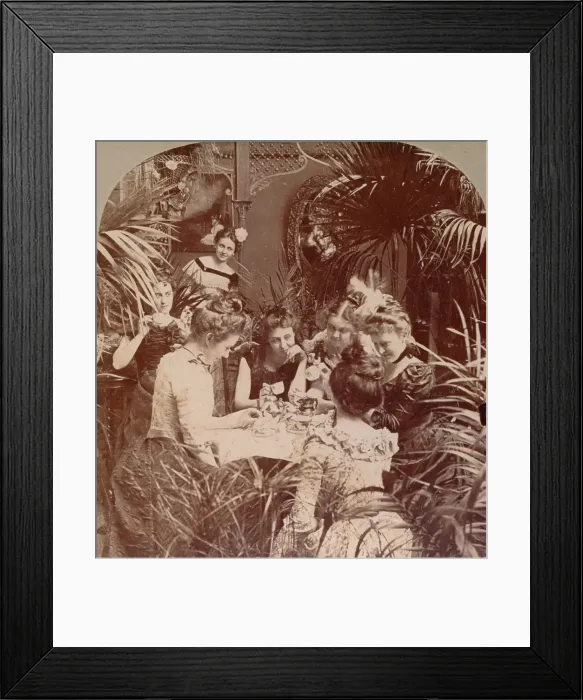 Framed Print : A Fortune in a Teacup, 1901 Framed Print : A Fortune in a Teacup, 1901