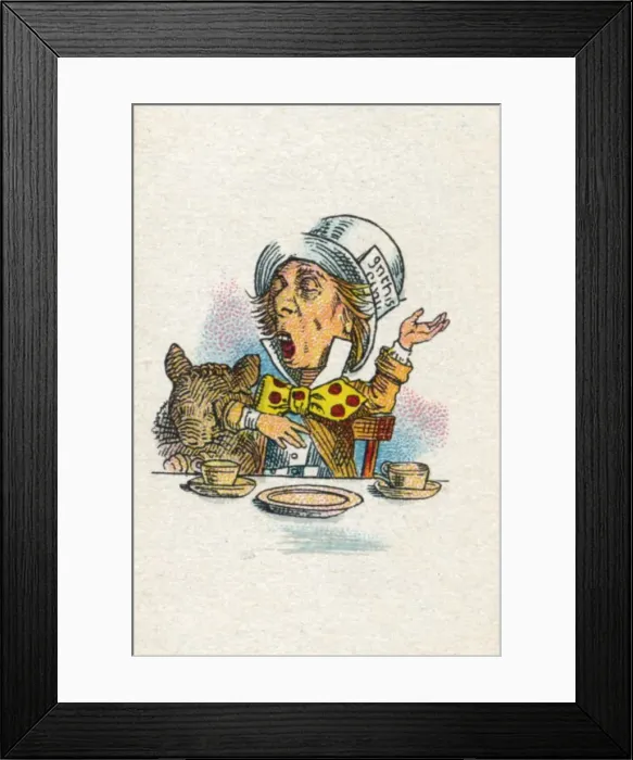 Framed Print : Twinkle, Twinkle, said the Hatter, 1930. Artist: John Tenniel Framed Print : Twinkle, Twinkle, said the Hatter, 1930. Artist: John Tenniel