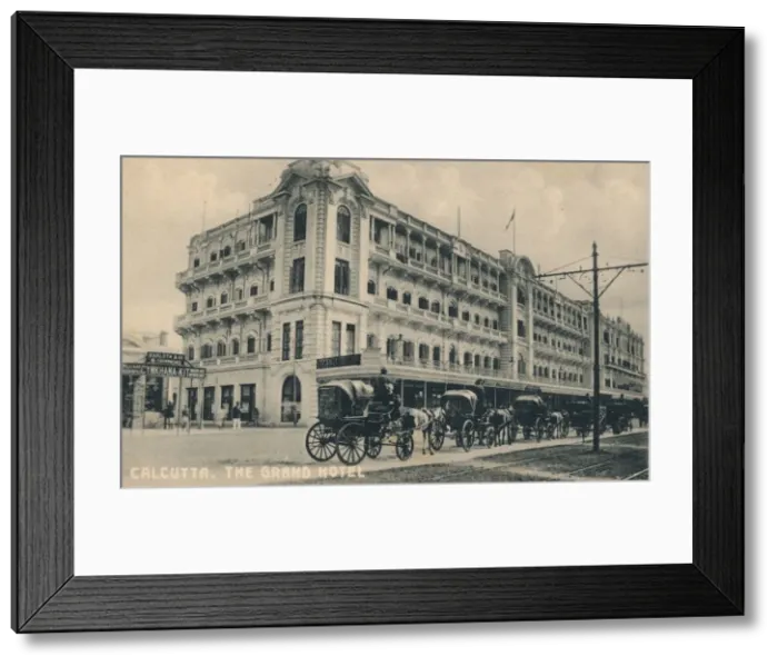 Framed Print : The Grand Hotel, Calcutta, c1920 Framed Print : The Grand Hotel, Calcutta, c1920