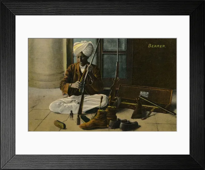 Framed Print : Bearer, c1910 Framed Print : Bearer, c1910
