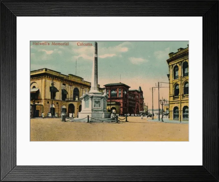 Framed Print : Halwells (aka Holwell s) Memorial, Calcutta, c1910 Framed Print : Halwells (aka Holwell s) Memorial, Calcutta, c1910