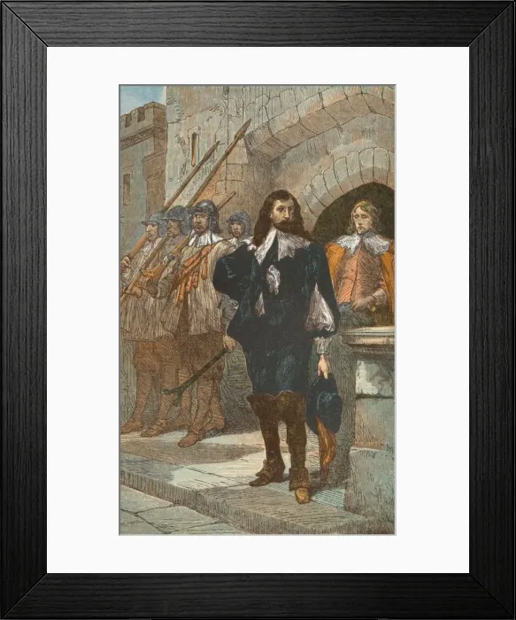 Framed Print : Charles I, on His Way to the Scaffold, (1649), c1910 Framed Print : Charles I, on His Way to the Scaffold, (1649), c1910