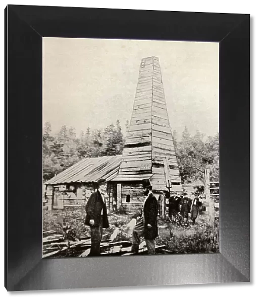 The Drake Well, Pennsylvania, America, 1859