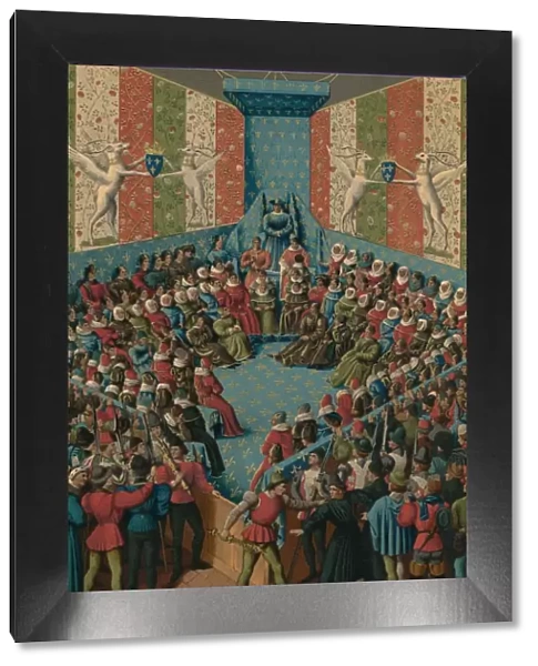 Verdict on John II of Alencon, 15th century. Artist: Jean Fouquet