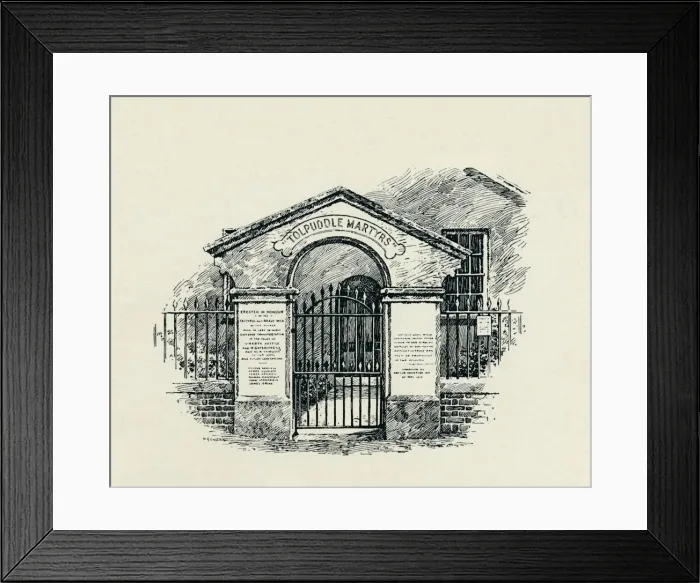 Framed Print : The Tolpuddle Memorial at the Tolpuddle Methodist Chapel, 1934 Framed Print : The Tolpuddle Memorial at the Tolpuddle Methodist Chapel, 1934