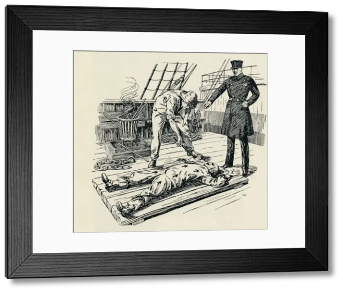 Framed Print : Branding of a Convict, (1829), 1934 Framed Print : Branding of a Convict, (1829), 1934