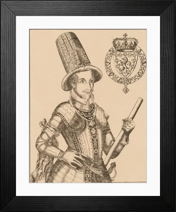Framed Print : James VI of Scotland, James I of England and Ireland (1566-1625), 1889 Artist: James Stirling Framed Print : James VI of Scotland, James I of England and Ireland (1566-1625), 1889 Artist: James Stirling