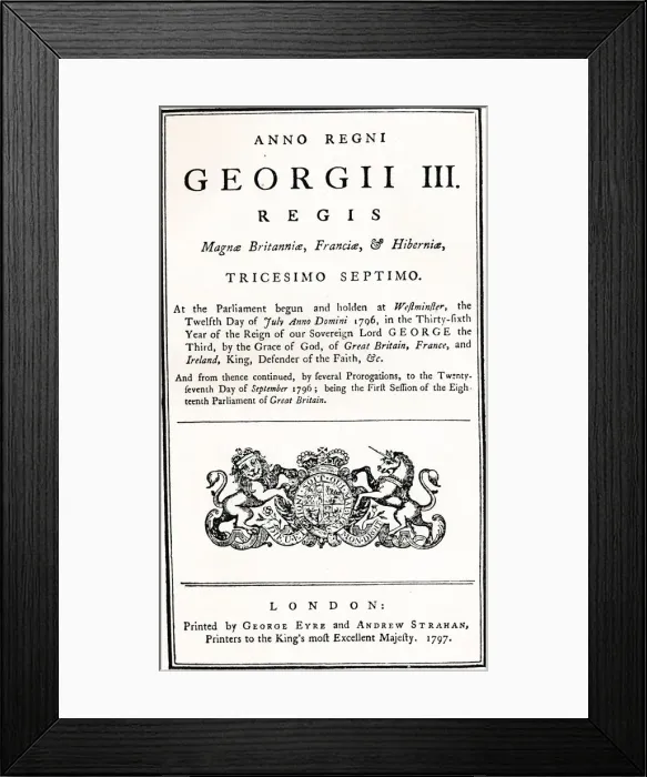 Framed Print : The Mutiny Act, 1797, 1934 Framed Print : The Mutiny Act, 1797, 1934