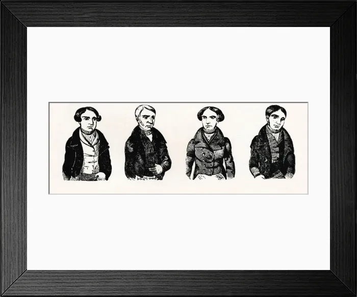 Framed Print : A Contemporary Impression of the Tolpuddle Martyrs, (1838), 1934 Framed Print : A Contemporary Impression of the Tolpuddle Martyrs, (1838), 1934