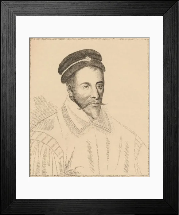 Framed Print : John Maitland, 1st Lord Maitland of Thirlestane, (1537-1595), 1889. Artist: James Stillie Framed Print : John Maitland, 1st Lord Maitland of Thirlestane, (1537-1595), 1889. Artist: James Stillie