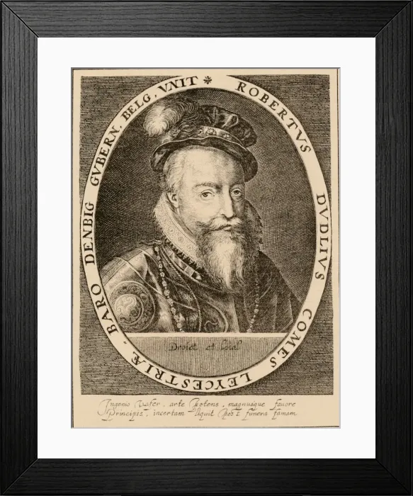 Framed Print : Robert Dudley, 1st Earl of Leicester (1532 / 331588), English nobleman, 1889 Framed Print : Robert Dudley, 1st Earl of Leicester (1532 / 331588), English nobleman, 1889