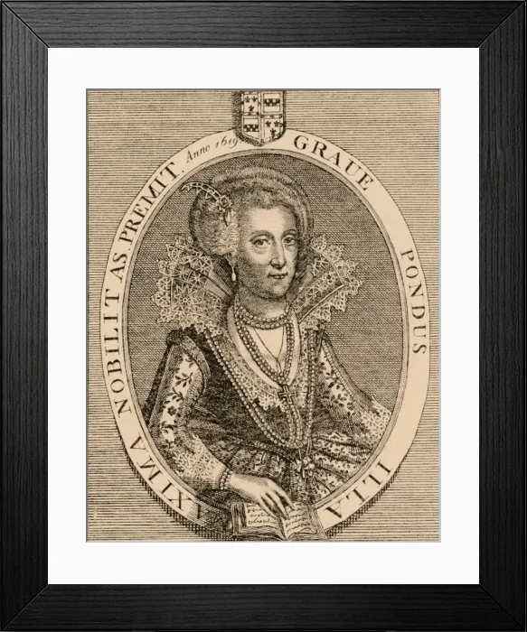 Framed Print : Arbella Stuart (1575-1615), English Renaissance noblewoman, 1889 Framed Print : Arbella Stuart (1575-1615), English Renaissance noblewoman, 1889