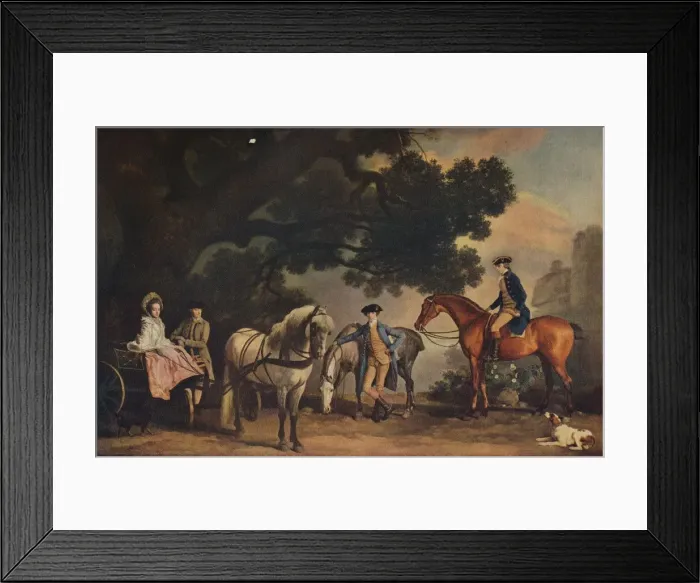 Framed Print : The Milbanke and Melbourne Families, (c1796), 1929 Framed Print : The Milbanke and Melbourne Families, (c1796), 1929