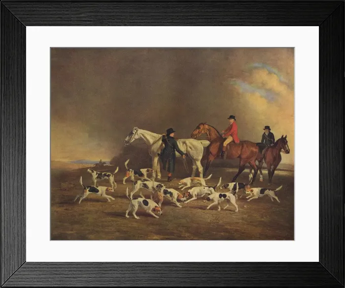 Framed Print : John Powlett and his Hounds, (c18th to 19th century), 1929 Framed Print : John Powlett and his Hounds, (c18th to 19th century), 1929