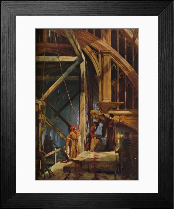 Framed Print : The Roof of the Great Hall Westminster, (1924), 1937 Framed Print : The Roof of the Great Hall Westminster, (1924), 1937