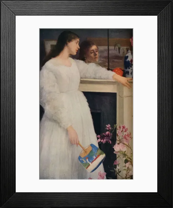 Framed Print : Symphony in White, No. 2: The Little White Girl, (1864-65), 1937