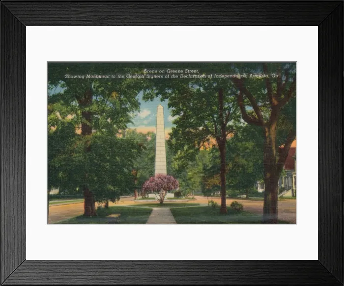Framed Print : Greene Sreet, looking east from Center Street, Augusta, Georgia, America, c1910 Framed Print : Greene Sreet, looking east from Center Street, Augusta, Georgia, America, c1910