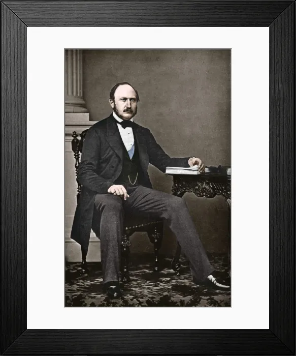 Framed Print : The last portrait of Albert, Prince Consort, 1861. Artist: Vernon Heath Framed Print : The last portrait of Albert, Prince Consort, 1861. Artist: Vernon Heath