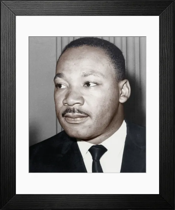 Framed Print : Martin Luther King Jnr, American black civil rights campaigner, c1968 Framed Print : Martin Luther King Jnr, American black civil rights campaigner, c1968