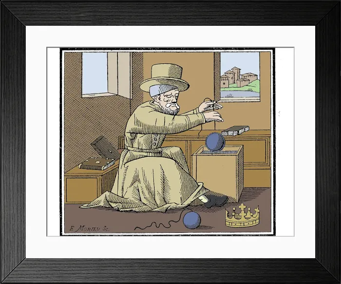 Framed Print : Archimedes (c287-212 BC), Ancient Greek mathematician and inventor, 1866 Framed Print : Archimedes (c287-212 BC), Ancient Greek mathematician and inventor, 1866