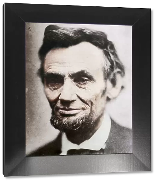 Last photograph of Abraham Lincoln, (1809-1865), April 1865