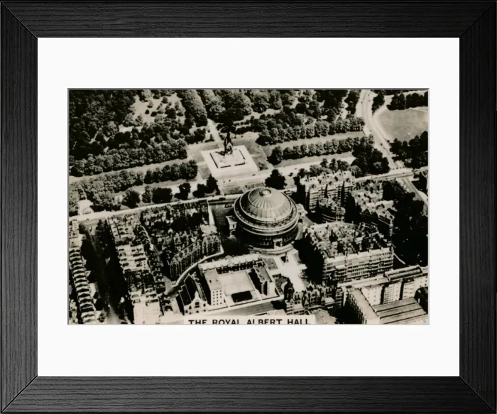 Framed Print : Aerial view of the Royal Albert Hall, 1939 Framed Print : Aerial view of the Royal Albert Hall, 1939