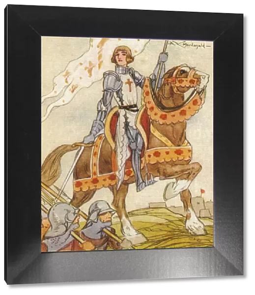 Joan of Arc, (c1412-1431) 15th century French patriot and martyr, 1937. Artist: Alexander K MacDonald