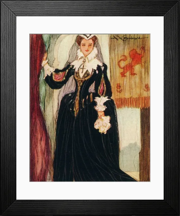 Framed Print : Mary, Queen of Scots, (1542-1587), 1937. Artist: Alexander K MacDonald Framed Print : Mary, Queen of Scots, (1542-1587), 1937. Artist: Alexander K MacDonald