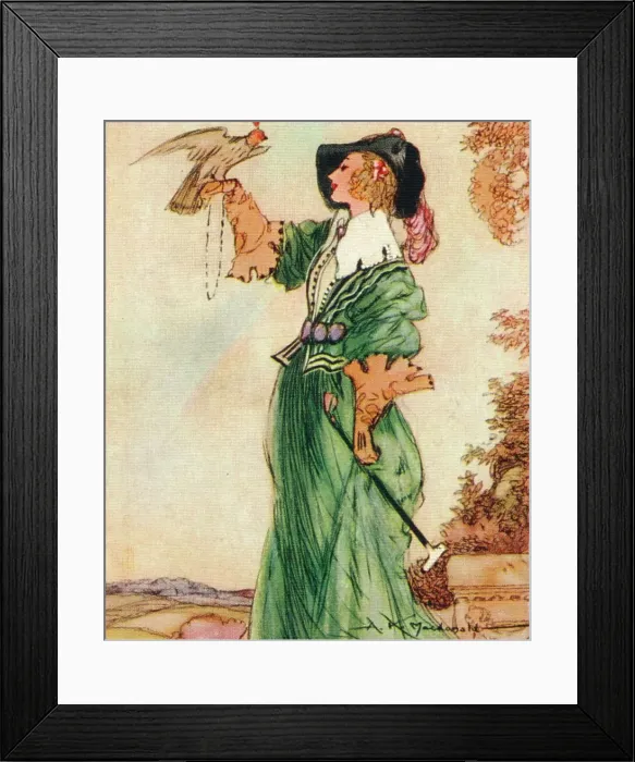 Framed Print : Diana Vernon, 1937. Artist: Alexander K MacDonald Framed Print : Diana Vernon, 1937. Artist: Alexander K MacDonald