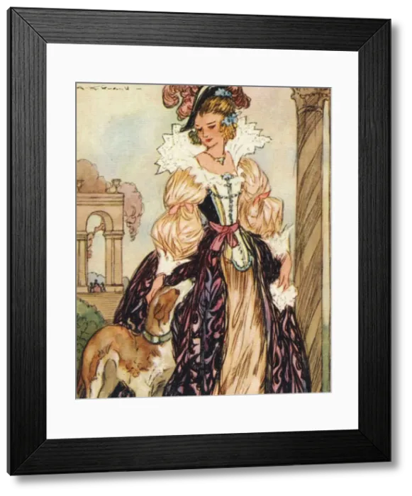 Framed Print : Louise de la Valliere, (1644-1710), 1937. Artist: Alexander K MacDonald Framed Print : Louise de la Valliere, (1644-1710), 1937. Artist: Alexander K MacDonald