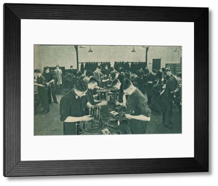 Framed Print : Wirless Operator Mechanics Workshop, 1940 Framed Print : Wirless Operator Mechanics Workshop, 1940