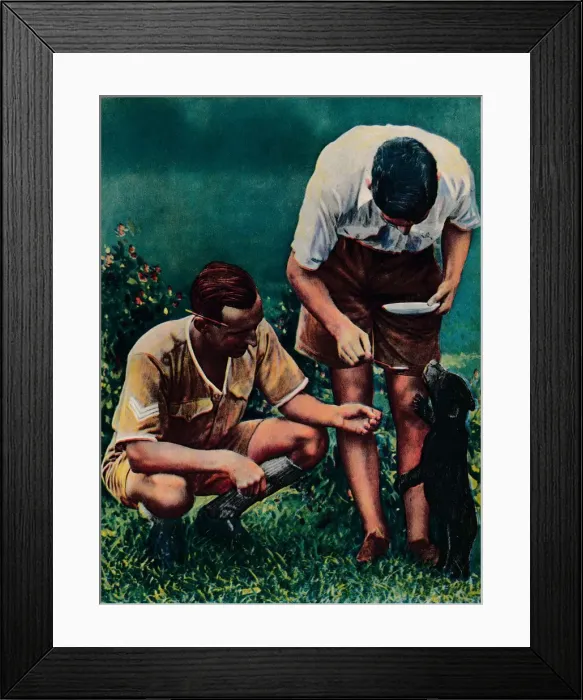 Framed Print : A Singapore Mascot of the RAF, 1940 Framed Print : A Singapore Mascot of the RAF, 1940